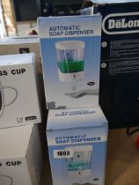 3 automatic soap dispensers