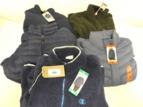 +VAT 5 mens and womens jackets by 32 Degree Heat or Champion.