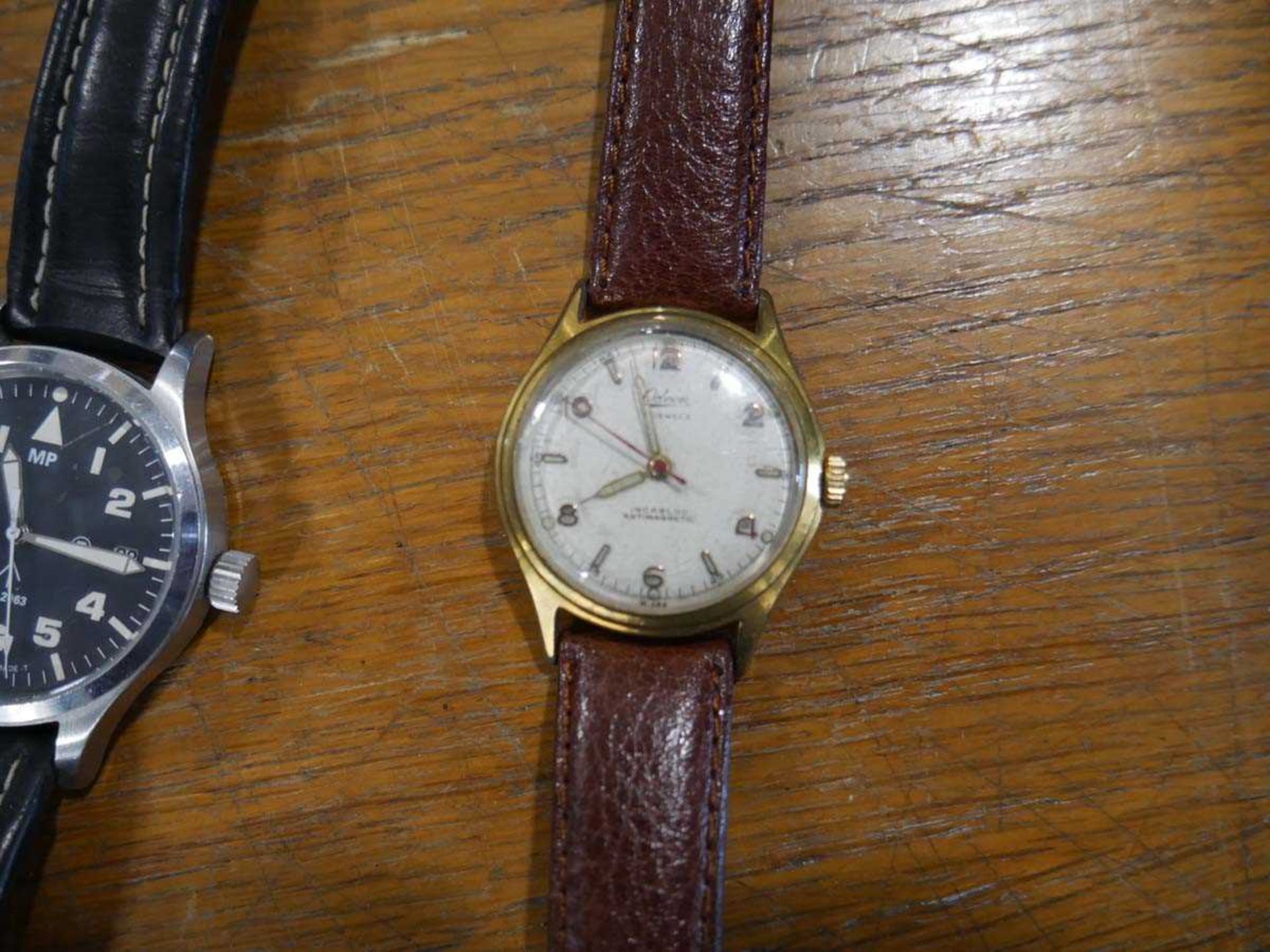 Swiss made gents wristwatch, marked, 'AS2063MP' with Odeon 17 jewels Incabloc antimagnetic - Image 2 of 3