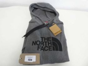 +VAT The North Face hooded jumper in grey size M
