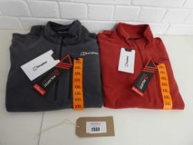 +VAT 2 Berghaus fleeces (one grey , one orange) size XXL