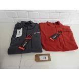 +VAT 2 Berghaus fleeces (one grey, one orange) both size XL