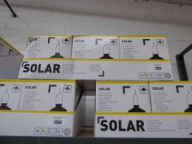 +VAT 6 hangings solar garden lanterns