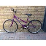 Ladies Brooklyn Townsend mountain bike in purple