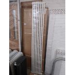 +VAT White powder coated vertical 7 column radiator