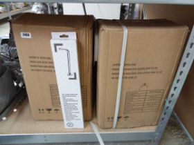 2 boxes containing 40 chrome round shower arms