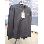 +VAT 3 Callaway 1/4 zip jumpers (all black size XL)