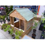 +VAT Wooden framed outdoor children's playhouse