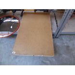 Wooden folding decorating pasting table