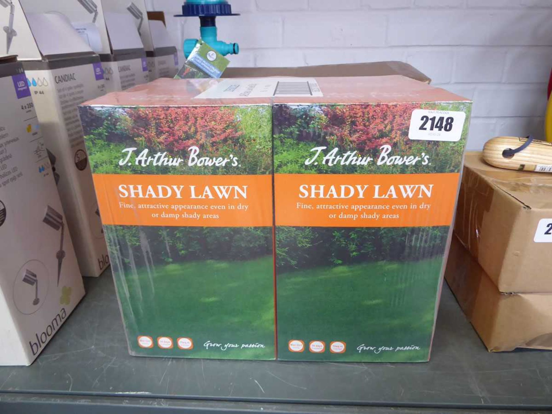 6 500g boxes of J. Arthur Bowers shady lawn seed