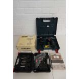 +VAT Cased Bosch Professional GSB cordless drill with charger and 2 batteries with Hychika