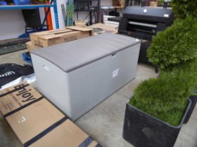 +VAT Large grey lift top outdoor storage trunk