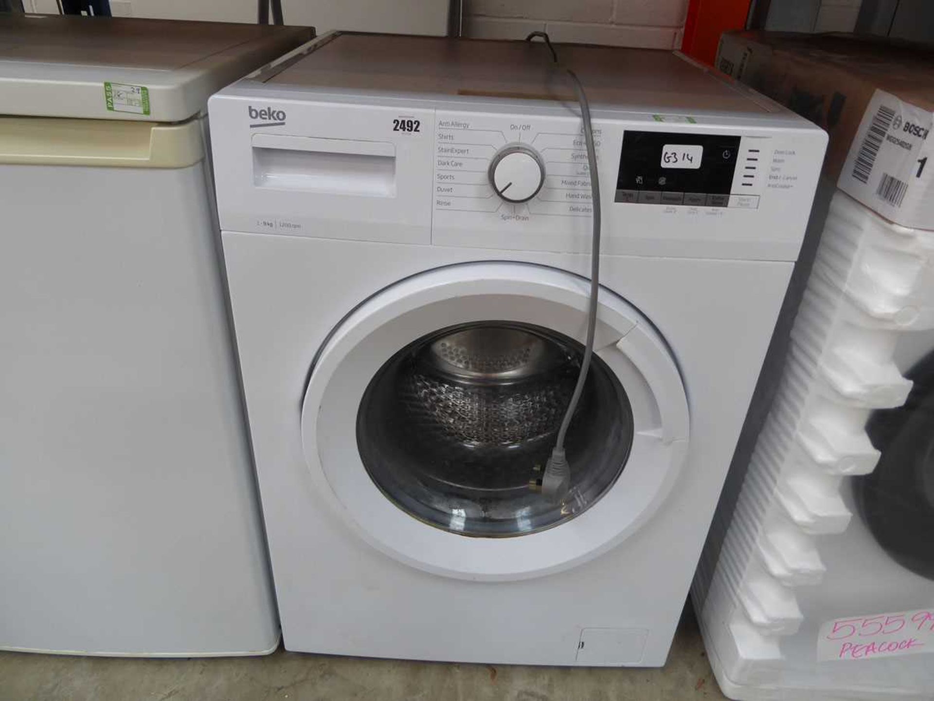 Beko 9kg washing machine