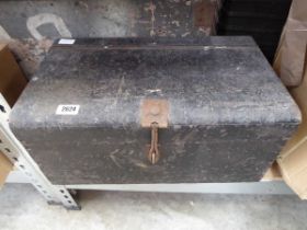 3 various size vintage wooden tool boxes