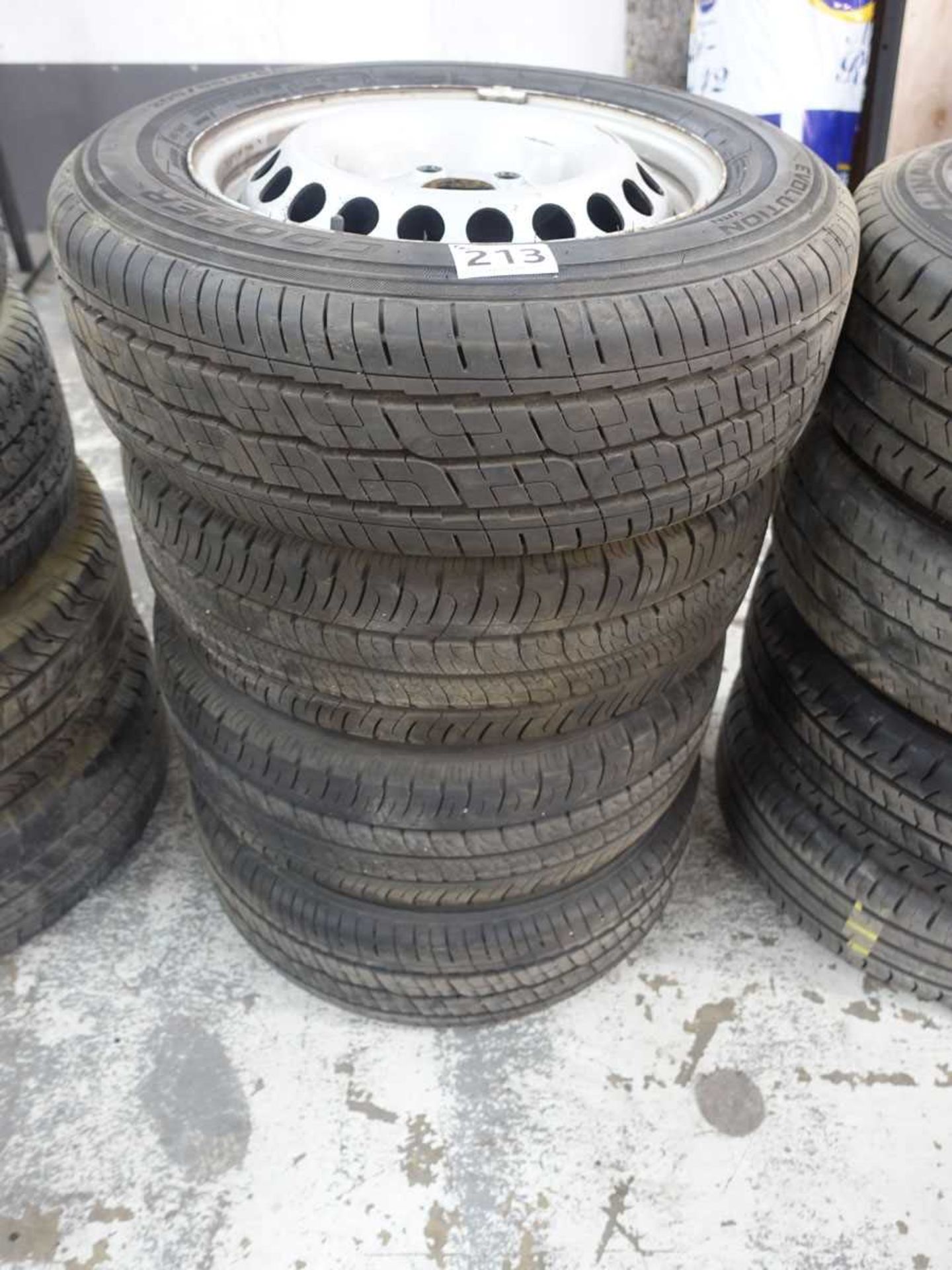 +VAT Four wheels and tyres 205/65R 16C