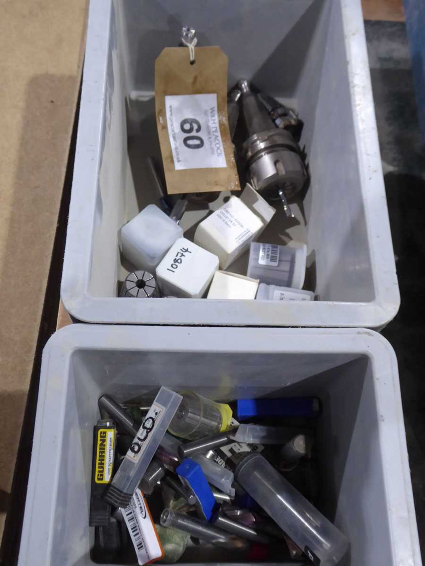 +VAT Box of CNC router collet holders and router bits