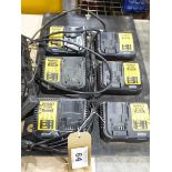 +VAT Set of 6 x DeWalt DCB113 battery charging units