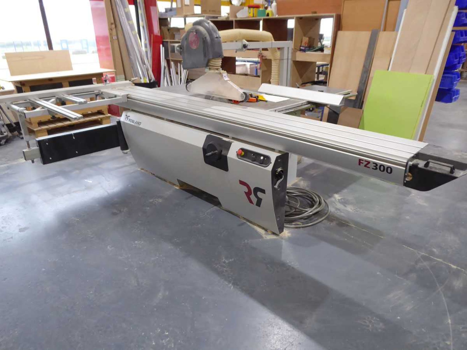 +VAT Robland FZ300 sliding table panel saw, serial no. 26KL22556, year 2020