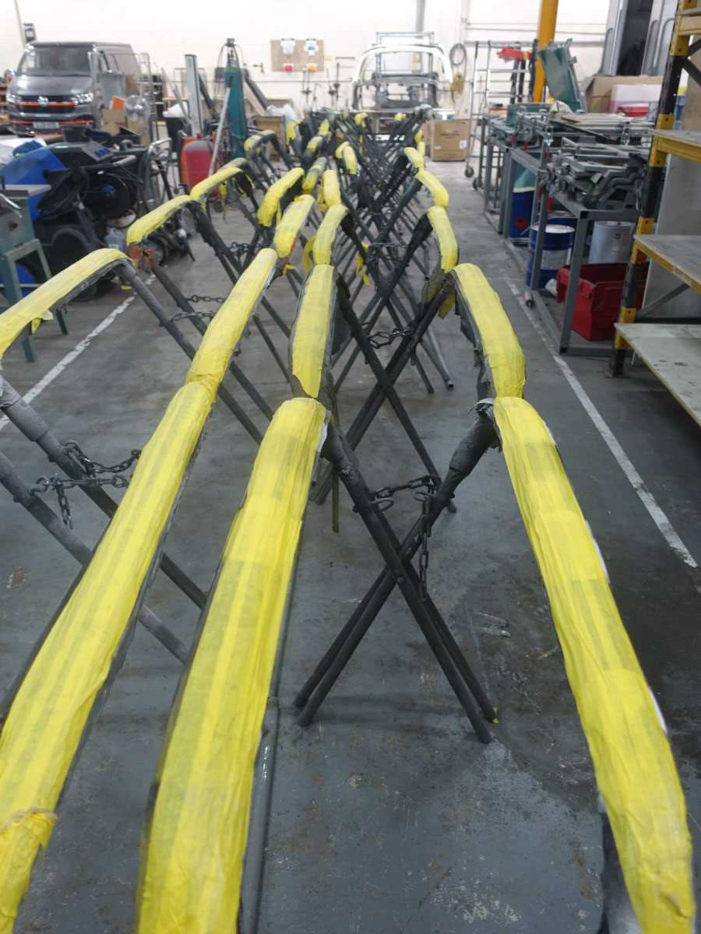 +VAT 20 welded steel folding paint sprayers panel stands - Image 4 of 5