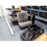 +VAT 4 sections of various campervan seats and fittings