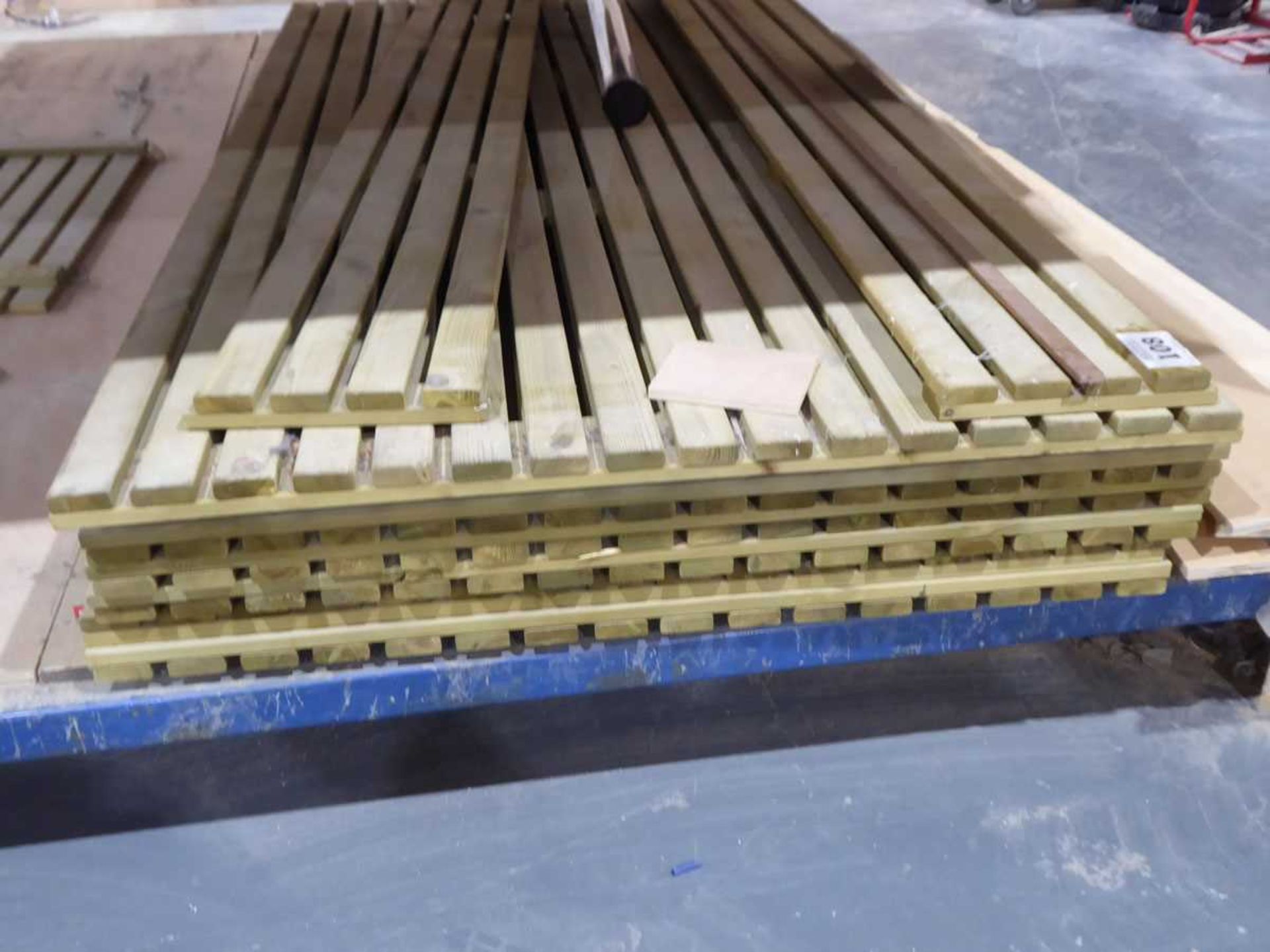 +VAT 6 sections and various offcuts of treated timber decking