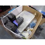 +VAT Box of various dash-cam hardware kits, cable ties, electrical cable connectors etc.