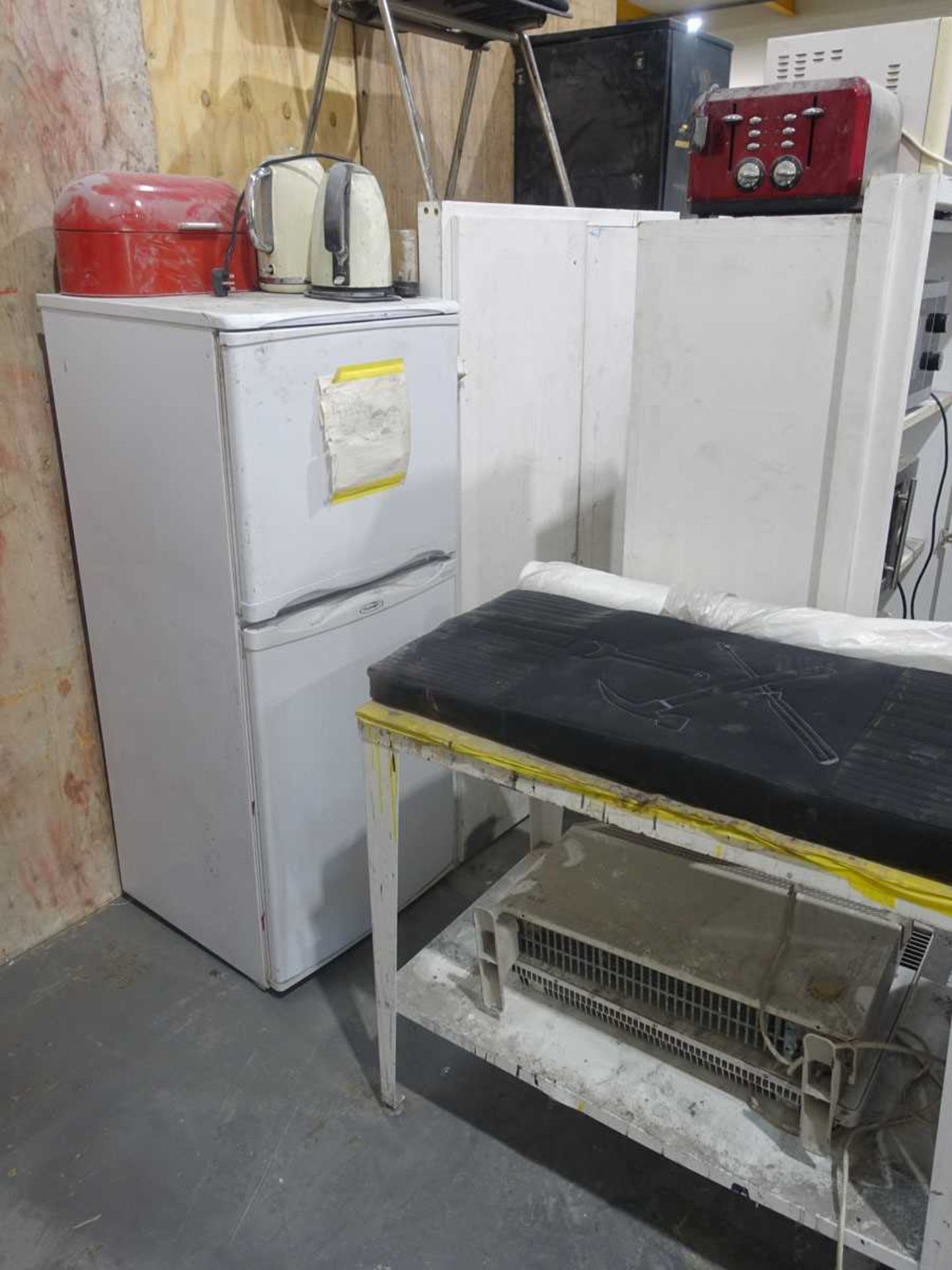 +VAT Miscellaneous appliances and furniture, including fridge freezer, microwaves, office chairs, - Image 5 of 5