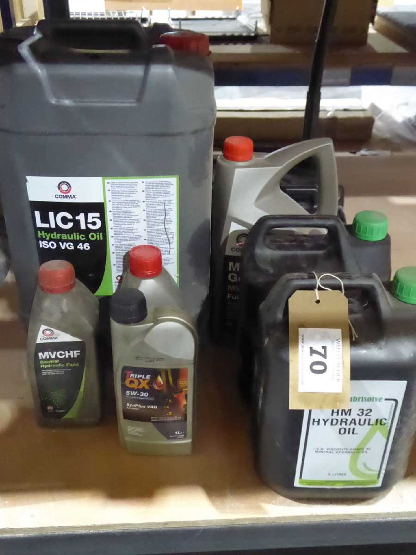 +VAT Misc. hydraulic and other oils