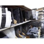 +VAT Range of campervan interior carpeting and window panels (Contents of 3 metal racks)