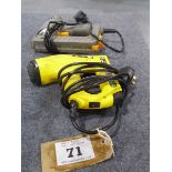 +VAT Three Stanley heavy duty electric staple nailguns and one other