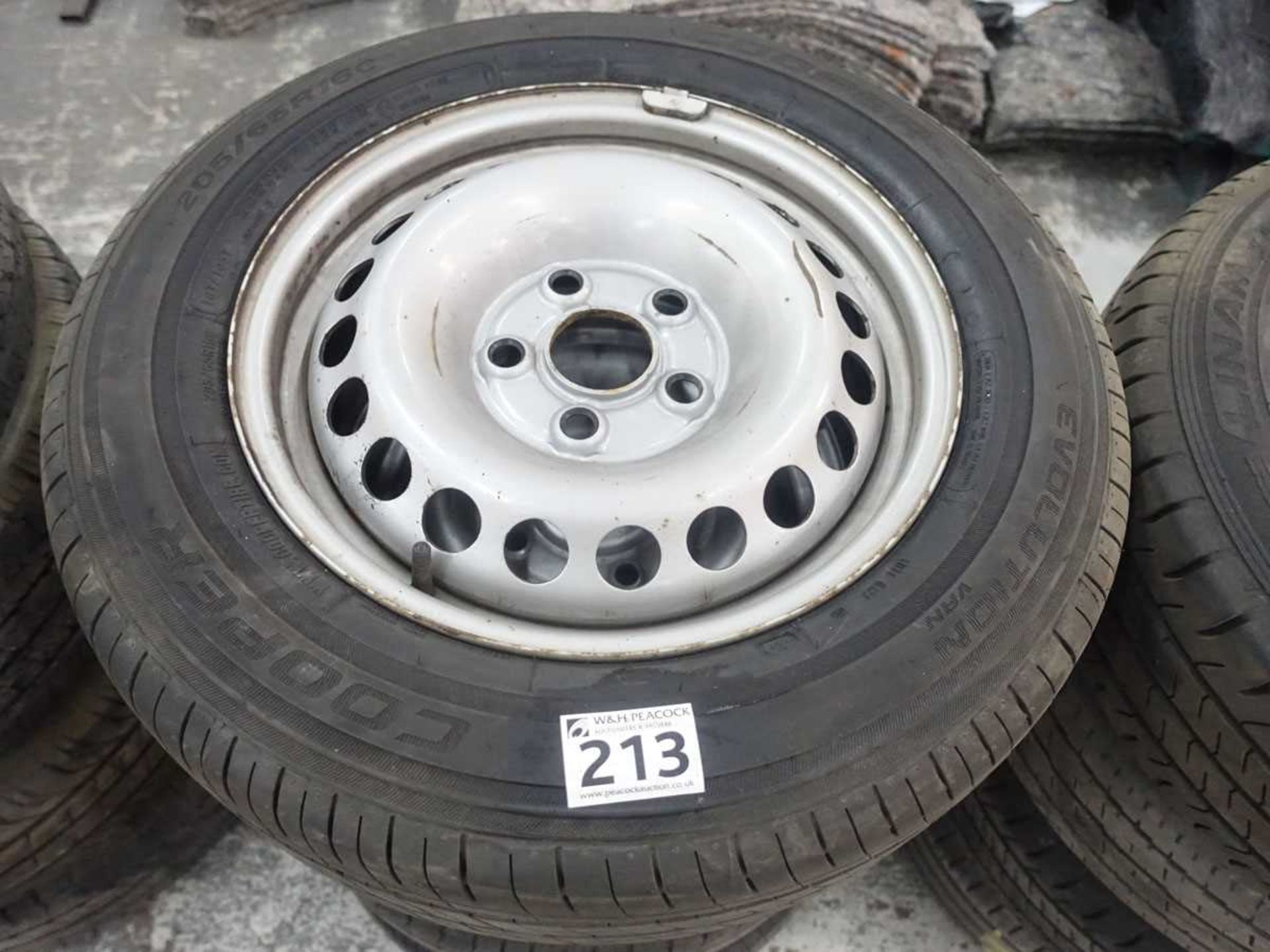 +VAT Four wheels and tyres 205/65R 16C - Image 2 of 2