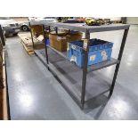 +VAT 2 welded steel racks (1 measuring approx. 3.5m long, the other approx. 4.5m long)