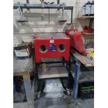 +VAT Sealey SB951.v6 shot blasting cabinet on mobile work stand