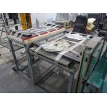 +VAT Two welded steel specialist mould benches