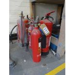 +VAT Seven fire extinguishers