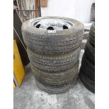 +VAT Four wheels and tyres 205/60R 16C