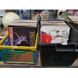 2 crates containing mainly classical vinyl LPs