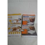 +VAT 2 boxed Cozy Home electric blankets (single) and 2 boxed Status electric blankets (single)