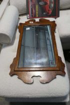 Mahogany framed hall mirror