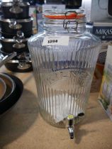 +VAT Kilner glass clip top drinks dispenser