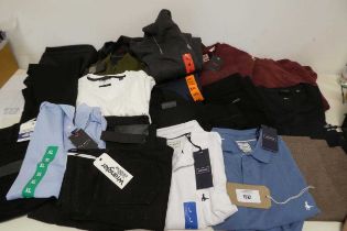 +VAT Approx. 20 items of mens & womens branded clothing. To include Ted Baker, Levi's, DKNY, Jack
