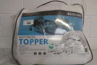 +VAT Double mattress topper (137 x 190 x 10)