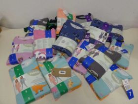 Mixed bag of childrens pyjama sets by Pekkle & Carters.