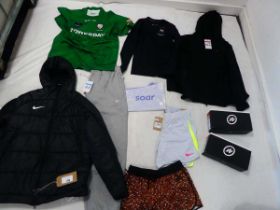 +VAT Selection of sportswear to include Adidas, Nike, Soar, etc