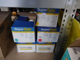 5 boxes of Fantastak Super Dots adhesive rolls