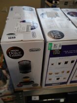 +VAT 2 boxed De'Longhi Nescafé Dolcu Gusto Genio S coffee machines