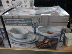 +VAT Boxed 16 piece dinner ware set by Options