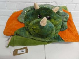 +VAT Dinosaur-themed childrens sleeping bag