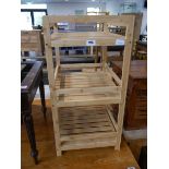 Composite wood 3 tier rack