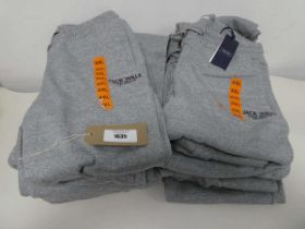 +VAT Approx. 10 Mens joggers by Jack Wills. Colour: Grey.